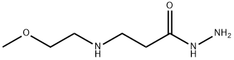 3-[(2-METHOXYETHYL)AMINO]PROPANOHYDRAZIDE Struktur