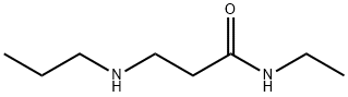 N-Ethyl-3-(propylamino)propanamide 结构式