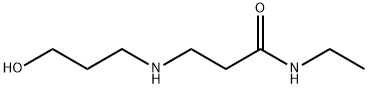 N-Ethyl-3-[(3-hydroxypropyl)amino]propanamide Structure