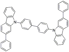 4,4'-双(2-苯基-9H-咔唑-9-基)-1,1'-联苯,1040882-55-0,结构式