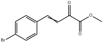 3-Butenoic acid, 4-(4-broMophenyl)-2-oxo-, Methyl ester,104093-34-7,结构式