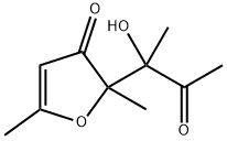 2-(1-hydroxy-1-methyl-2-oxopropyl)-2,5-dimethylfuran-3(2H)-one  Structure