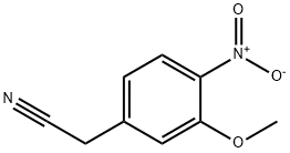 2-(3-Methoxy-4-nitrophenyl)acetonitrile Struktur