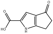 Cyclopenta[b]pyrrole-2-carboxylic acid, 1,4,5,6-tetrahydro-4-oxo Struktur