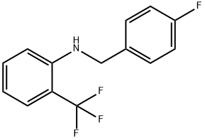 N-(4-Fluorobenzyl)-2-(trifluoroMethyl)aniline, 97% Struktur