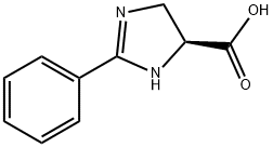 (5S)-4,5-二氢-2-苯基-1H-咪唑-5-羧酸 结构式