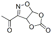 [1,3]Dioxolo[4,5-d]isoxazol-5-one, 3-acetyl-3a,6a-dihydro- (9CI) Structure