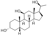 5-B-PREGNANE-3-A-11-B-20-B-TRIOL 结构式