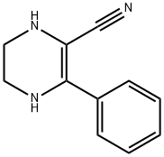 Pyrazinecarbonitrile, 1,4,5,6-tetrahydro-3-phenyl- (9CI) 结构式