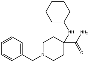 1042-35-9 4-シクロヘキシルアミノ-1-フェニルメチル-4-ピペリジンカルボアミド