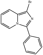 1-溴-3-苯基咪唑并[1,5-A]吡啶, 104202-15-5, 结构式
