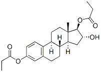 estriol 3,17-dipropionate Struktur