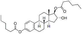 estriol 3,17-dihexanoate Struktur