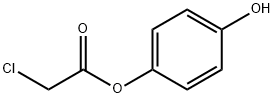 p-Hydroxyphenyl chloroacetate 化学構造式