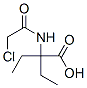 Butanoic  acid,  2-[(chloroacetyl)amino]-2-ethyl-  (9CI) Structure