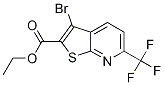 ethyl 3-broMo-6-(trifluoroMethyl)thieno[2,3-
b]pyridine-2-carboxylate Struktur