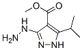 104249-53-8 1H-Pyrazole-4-carboxylicacid,3-hydrazino-5-(1-methylethyl)-,methylester