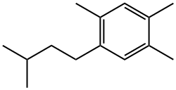 1-Isopentyl-2,4,5-trimethylbenzene Struktur