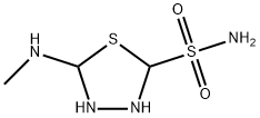1,3,4-Thiadiazolidine-2-sulfonamide,5-(methylamino)-(9CI) 化学構造式