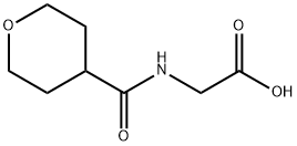 2-[(Tetrahydro-2H-pyran-4-ylcarbonyl)amino]-acetic acid 结构式