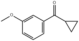 シクロプロピル3-メトキシフェニルケトン 化学構造式