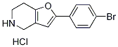 2-(4-Bromophenyl)-4,5,6,7-tetrahydrofuro-[3,2-c]pyridine hydrochloride|