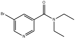 5-溴-N,N-二乙基-3-吡啶甲酰胺,104290-44-0,结构式