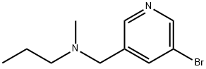 N-((5-bromopyridin-3-yl)methyl)-N-methylpropan-1-amine Structure