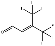 4,4,4-Trifluoro-3-(trifluoromethyl)crotonaldehyde Structure