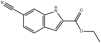 6-氰基吲哚-2-甲酸乙酯,104291-81-8,结构式