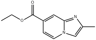 IMidazo[1,2-a]pyridine-7-carboxylic acid, 2-Methyl-, ethyl ester Structure