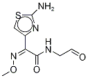(Z)-2-氨基-ALPHA-(甲氧基亚胺基)-N-(2-氧代乙基)-4-噻唑乙酰胺, 104301-63-5, 结构式