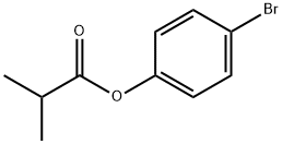 Propanoic acid, 2-Methyl-, 4-broMophenyl ester 结构式