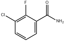 3-CHLORO-2-FLUOROBENZAMIDE Structure
