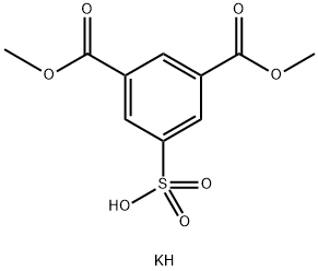 5-磺酸基间苯二甲酸二甲基酯钾盐, 10433-41-7, 结构式