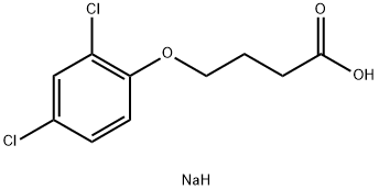 sodium 4-(2,4-dichlorophenoxy)butyrate 结构式