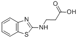 3-[(1,3-苯并噻唑-2-基)氨基]丙酸, 104344-75-4, 结构式