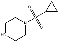 1-(Cyclopropylsulfonyl)piperazine Structure