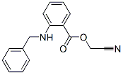 2-(Benzylamino)benzoic acid cyanomethyl ester Struktur