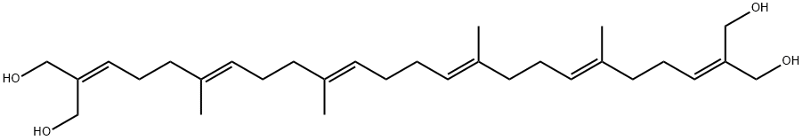 Tetrahydroxysqualene 化学構造式