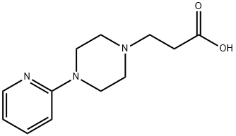 2-(4-pyridin-2-ylpiperazin-1-yl)propanoic acid, 104373-85-5, 结构式