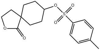 2-Oxaspiro[4.5]decan-1-one, 8-[[(4-Methylphenyl)sulfonyl]oxy]- 化学構造式