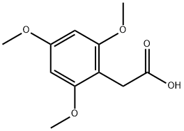2,4,6-TRIMETHOXYPHENYLACETIC ACID 化学構造式