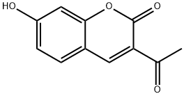3-乙酰基-7-羟基-苯并吡喃-2-酮, 10441-27-7, 结构式