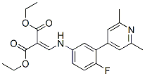 104431-74-5 Diethyl (((3-(2,6-dimethyl-4-pyridinyl)-4-fluorophenyl)amino)methylene )propanedioate