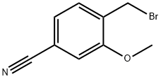 4-氰基-2-甲氧基溴苄,104436-60-4,结构式
