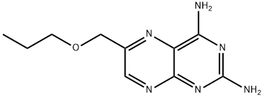 6-(Propoxymethyl)-2,4-pteridinediamine Struktur