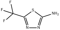 2-AMINO-5-TRIFLUOROMETHYL-1,3,4-THIADIAZOLE Struktur