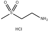 2-アミノエチルメチルスルホン塩酸塩 化学構造式