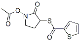 3-(2-thienoylthio)-2-oxo-1-pyrrolidinyl acetic acid 结构式